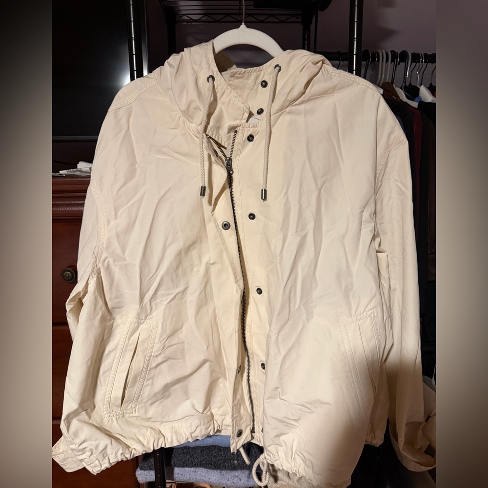 Old Navy Beige Hooded Jacket